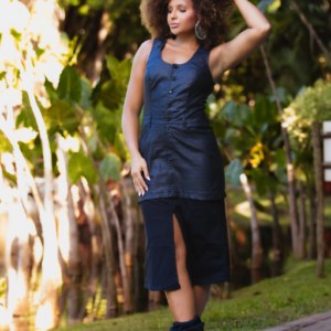 VESTIDO RESINADO MIDI