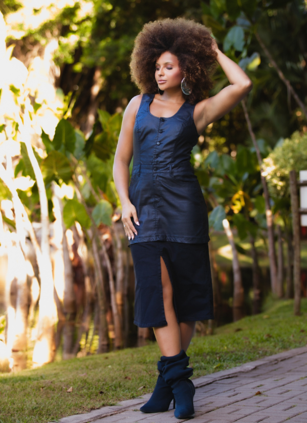 VESTIDO RESINADO MIDI